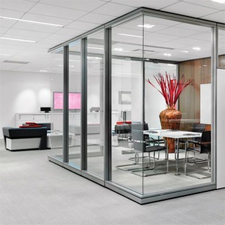 Стеклянные перегородки